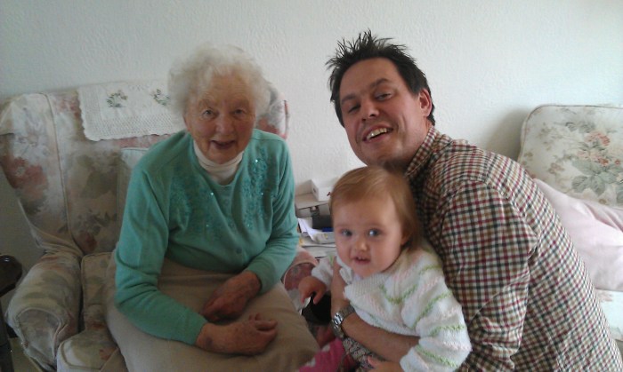 Tessa with Grandma WInnie